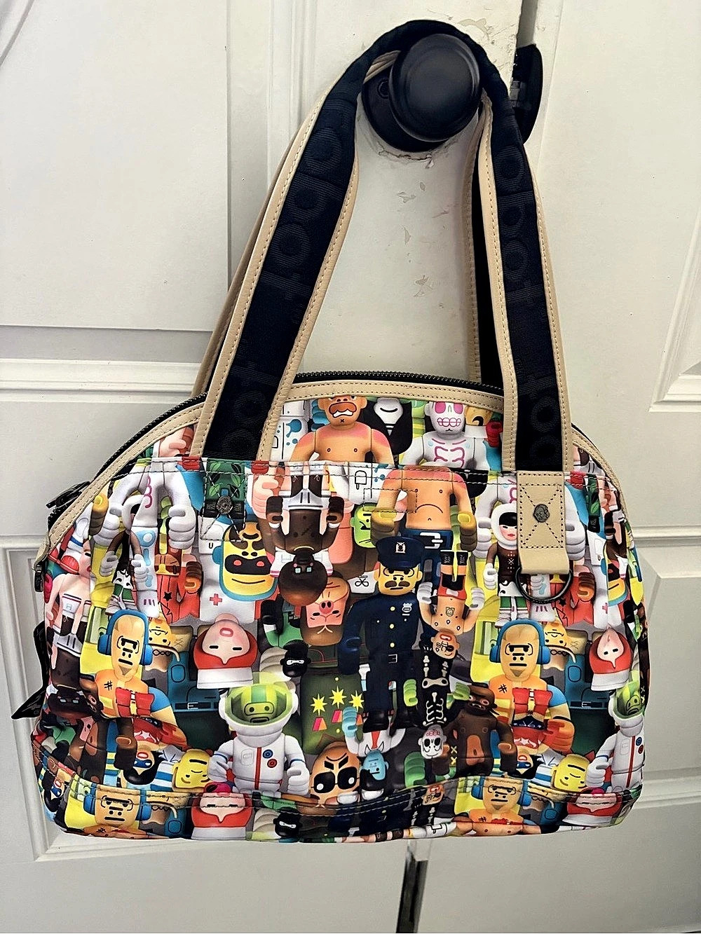 VTG 2009 Kidrobot x eBoy Peecol Parade Domed Satchel Bag